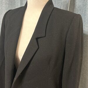 GIANNI Sport Black Wool Blazer Classic Size 6